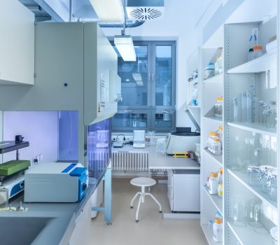 Modern research laboratory Interior of modern research laboratory